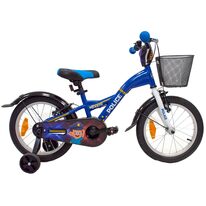 4KIDS Police 16" size 9.5"(24 cm) (steel, blue)