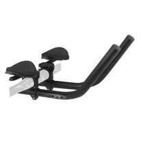 Aerobars FORCE Crono bottom mount 25,4-31,8mm (aluminium, matted black)