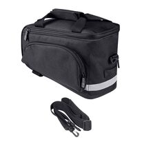 Bag on carrier FORCE Slim Bud 9l, black