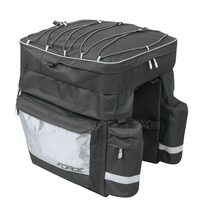 Bag on rear carrier FORCE Target 32l (black)