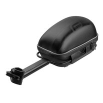 Bag saddle FORCE CRUST with holder (black)