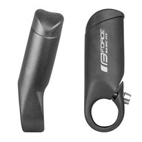 Bar ends FORCE Fit 8cm (aluminium,black)