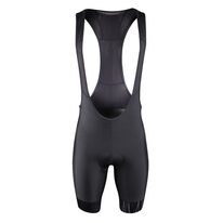 Bib Shorts FORCE SHINE with padding (black) XXXL