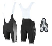 Bibshorts FORCE B40 with pad (black/grey) L