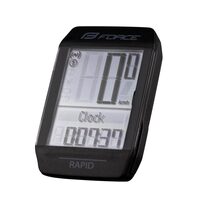 Bike computer FORCE RAPID 16f wireless (black)