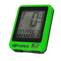 Bike computer FORCE WLS 10 functions, wireless (green)