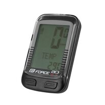 Bike computer FORCE WLS 20 functions, wireless (black)