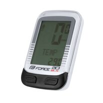 Bike computer FORCE WLS 20 functions, wireless (white)