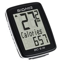 Bike computer Sigma BC 9.16 9 functions (black/white)