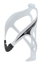 Bottle cage FORCE FOA (aluminium, white/black)