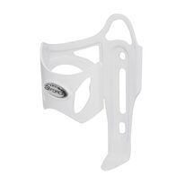 Bottle cage FORCE Side (aluminium, white glossy)