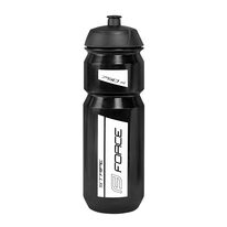 Bottle FORCE Stripe 0,75l (black/white)