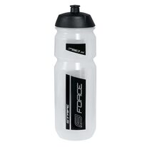 Bottle FORCE Stripe 0,75l (transparent/black)