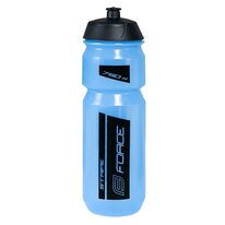 Bottle FORCE STRIPE 0,75l (transparent/blue/black)