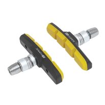 Brake shoes FORCE 70mm  with screws (black/yellow)