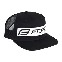 Kepurėlė su snapeliu FORCE Trucker Strap (juoda/balta)