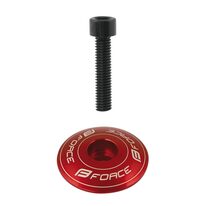 Cap headset FORCE 1 1/8", AHEAD (red)