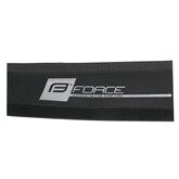 Chainstay protector FORCE 8mm (neoprene, black/silver)