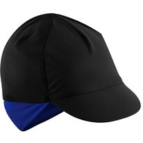 Classic cycling cap FORCE Brisk with visor (black/blue) L-XL