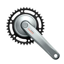 Priekinis žvaigdžių blokas Shimano FC-C6000 38T 170mm 1 pavara (sidabrinis)