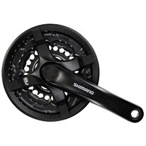 Crankset Shimano Shimano TY501 42/34/24T 6/7/8 speed 170 mm (black)