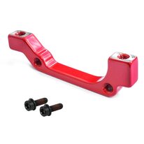 Disc brake adapter FORCE Post / Stand, rear 160mm (red)