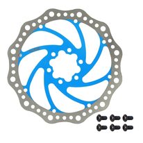 Disc brake rotor FORCE 180 mm, 6 holes (blue)