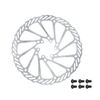 Disc brake rotor FORCE-2 180 mm, 6 holes (silver)