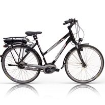 Elektrinis KREIDLER Vitality Eco 6 28" N8 dydis 21,5" (55 cm) (juoda/balta/pilka)