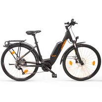 Electric KTM Macina CROSS P510 9G 28" размер 18" (46cm) (серый/оранжевый) 