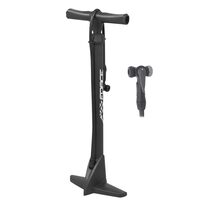 Floor pump FORCE Tourist 11bar (plastic, black)