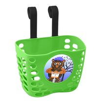 Front basket FORCE (plastic, green)