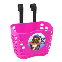 Front basket FORCE (plastic, pink)