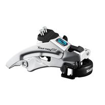 Priekinis pavarų perjungiklis SHIMANO Top Swing, Dual Pull 7/8 pav.