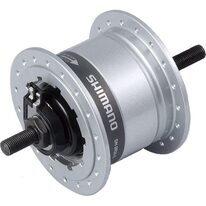 Priekinė stebulė, dinama SHIMANO 2R35-E, 6V 2.4W, 36H, (sidabrinė)