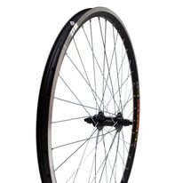 Front wheel 26" 36H Guli hub, black double Breeze rim, V-brake