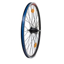 Priekinis ratas 26" TwentySix V-tipo stabdžiams, Shimano dinama, 36H, su varžt. (juodas)