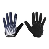 Gloves FORCE Angle (white/blue) L