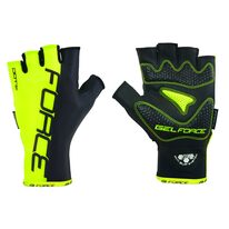 Gloves FORCE DOTS (yellow/black) S