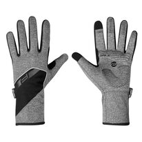 Gloves FORCE GALE softshell (grey) L