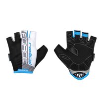 Gloves FORCE Radical (black/white/blue) L