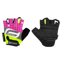 Gloves FORCE Square Kid (fluorescent/pink) M