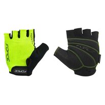 Gloves FORCE Terry (fluorescent/black) size L