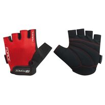 Gloves FORCE Terry (red/black) size L