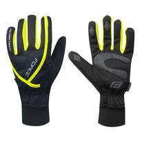 Gloves FORCE Ultra Tech winter (black/fluorescent) size XXL