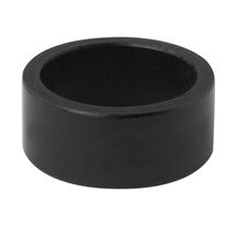 Headset spacer FORCE 1 1/8", 15 mm (aluminium, black)