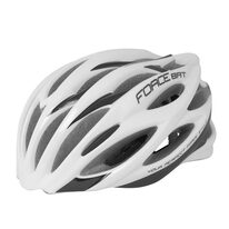 Helmet FORCE Bat 54-58cm S-M (white/black)