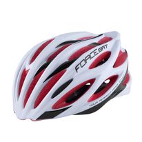 Helmet FORCE Bat 54-58cm S-M (white/red)