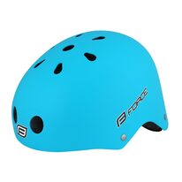 Šalmas FORCE BMX 58-63cm L-XL (matinė mėlyna)