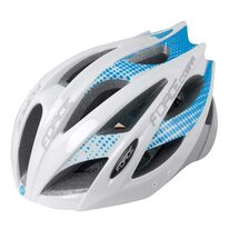 Helmet FORCE Cobra 54-59cm S-M (white/blue/grey)